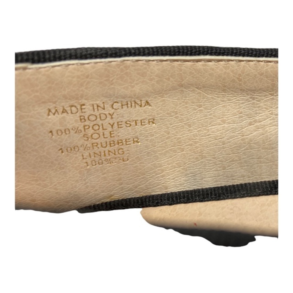 Marley Lilly Monogrammed Plaid Loafers Flats Women's Shoes Size 6 - Picture 7 of 9